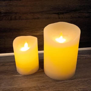 Bougies LED avec flammes vacillantes