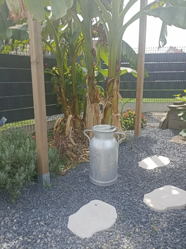 Pot à lait en métal - grand format