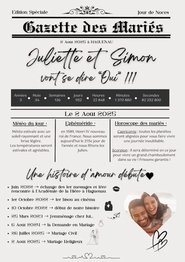 Gazette des Mariés – Image 5