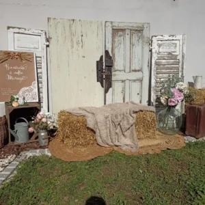 Décor PHOTOBOOTH "Champêtre" et "Bohème"