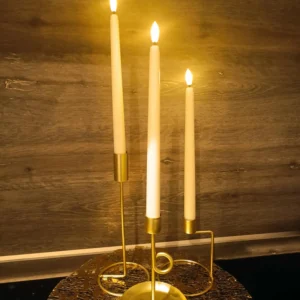 Bougies LED - teinte ivoire